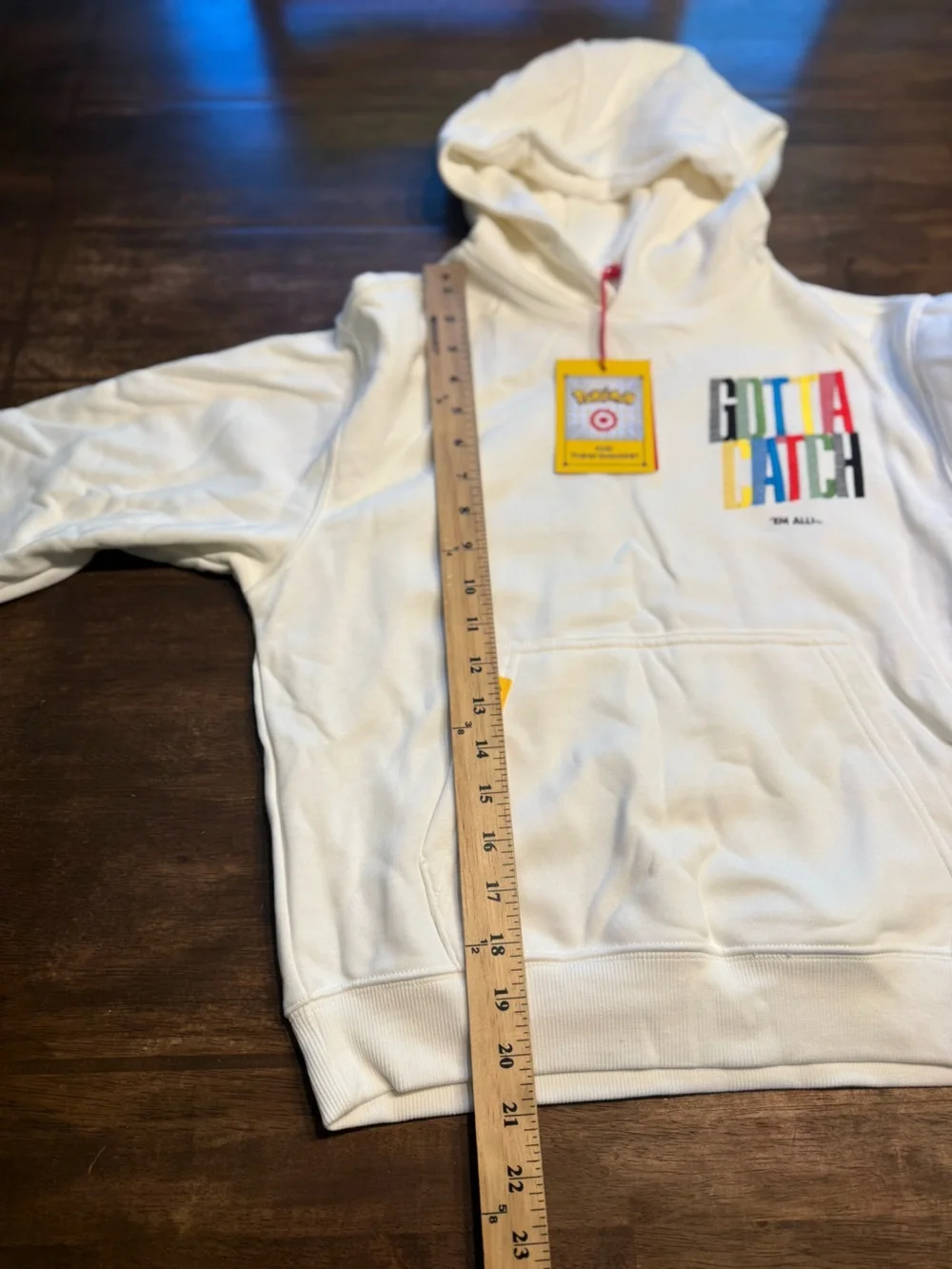 Pokemon x Target Exclusive Youth Kids Trainer Hoodie Sweatshirt Cream New SZ M